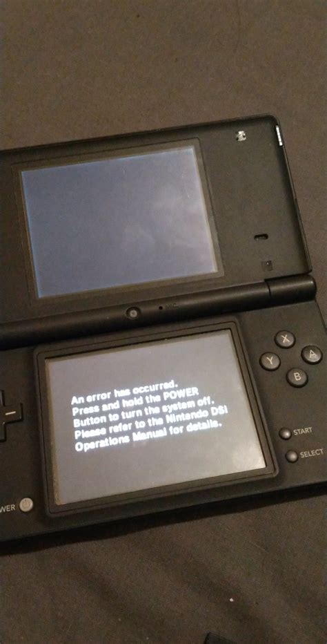 My DSI XL can't start any Application .